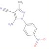 1H-Pyrazole-4-carbonitrile, 5-amino-3-methyl-1-(4-nitrophenyl)-