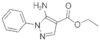 1H-Pyrazole-4-carboxylic acid, 5-amino-1-phenyl-, ethyl ester