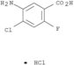 Benzoic acid,5-amino-4-chloro-2-fluoro-, hydrochloride (1:1)