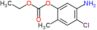 (5-amino-4-chloro-2-methyl-phenyl) ethyl carbonate