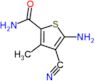 5-Amino-4-cyano-3-methyl-2-thiophenecarboxamide