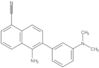 5-Amino-6-[3-(dimethylamino)phenyl]-1-naphthalenecarbonitrile