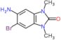 5-amino-6-bromo-1,3-dimethyl-1,3-dihydro-2H-benzimidazol-2-one