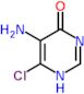 5-amino-6-chloropyrimidin-4(1H)-one