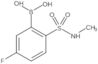 B-[5-Fluoro-2-[(methylamino)sulfonyl]phenyl]boronic acid