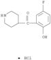 Methanone, (5-fluoro-2-hydroxyphenyl)-4-piperidinyl-,hydrochloride (1:1)