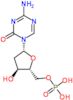 4-amino-1-(2-deoxy-5-O-phosphono-beta-D-erythro-pentofuranosyl)-1,3,5-triazin-2(1H)-one