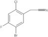 5-Bromo-2-chloro-4-fluorobenzeneacetonitrile