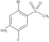 5-Bromo-2-fluoro-4-(methylsulfonyl)benzenamine