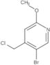 5-Bromo-4-(chloromethyl)-2-methoxypyridine