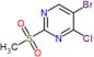 5-bromo-4-chloro-2-(methylsulfonyl)pyrimidine