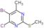 5-bromo-4-chloro-6-methyl-2-(methylsulfanyl)pyrimidine