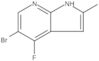 5-Bromo-4-fluoro-2-methyl-1H-pyrrolo[2,3-b]pyridine