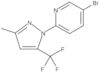 5-Bromo-2-[3-methyl-5-(trifluoromethyl)-1H-pyrazol-1-yl]pyridine