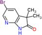 5-bromo-3,3-dimethyl-1H-pyrrolo[5,4-b]pyridin-2-one