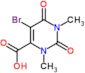 5-bromo-1,3-dimethyl-2,6-dioxo-pyrimidine-4-carboxylic acid