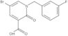 5-Bromo-1-[(3-fluorophenyl)methyl]-1,2-dihydro-2-oxo-3-pyridinecarboxylic acid