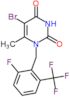 5-bromo-1-[2-fluoro-6-(trifluorometil)bencil]-6-metilpirimidina-2,4(1H,3H)-diona