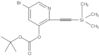 5-Bromo-2-[2-(trimethylsilyl)ethynyl]-3-pyridinyl 1,1-dimethylethyl carbonate