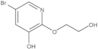 5-Bromo-2-(2-hydroxyethoxy)-3-pyridinol