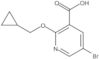 5-Bromo-2-(cyclopropylmethoxy)-3-pyridinecarboxylic acid