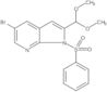 5-Bromo-2-(dimethoxymethyl)-1-(phenylsulfonyl)-1H-pyrrolo[2,3-b]pyridine