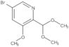 5-bromo-3-(dibromomethyl)-2-methoxypyridine