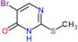 5-bromo-2-(methylsulfanyl)pyrimidin-4(3H)-one