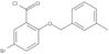 5-Bromo-2-[(3-methylphenyl)methoxy]benzoyl chloride