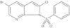 5-Bromo-2-chloro-1-(phenylsulfonyl)-1H-pyrrolo[2,3-b]pyridine