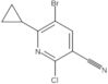 5-Bromo-2-chloro-6-cyclopropyl-3-pyridinecarbonitrile