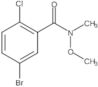 5-Bromo-2-chloro-N-methoxy-N-methylbenzamide