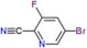 2-Pyridinecarbonitrile, 5-bromo-3-fluoro-