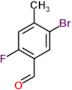 5-Bromo-2-fluoro-4-methylbenzaldehyde