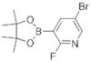 5-Bromo-2-fluoropyridine-3-boronic acid, pinacol ester