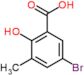 5-bromo-2-hydroxy-3-methylbenzoic acid
