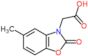 (5-methyl-2-oxo-1,3-benzoxazol-3(2H)-yl)acetic acid