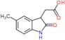 2-(5-methyl-2-oxo-indolin-3-yl)acetic acid