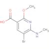 3-Pyridinecarboxylic acid, 5-bromo-2-methoxy-6-(methylamino)-