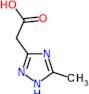 (5-methyl-1H-1,2,4-triazol-3-yl)acetic acid