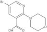 5-Bromo-2-(4-morpholinyl)-3-pyridinecarboxylic acid