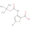 2-Thiophenecarboxylic acid,5-bromo-3-[[(1,1-dimethylethoxy)carbonyl]amino]-