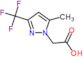[5-methyl-3-(trifluoromethyl)-1H-pyrazol-1-yl]acetic acid