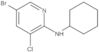 5-Bromo-3-chloro-N-cyclohexyl-2-pyridinamine