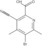 5-Brom-3-cyano-4,6-dimethyl-2-pyridincarbonsäure