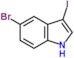 5-bromo-3-iodo-1H-indole