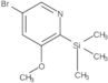 5-Bromo-3-methoxy-2-(trimethylsilyl)pyridine