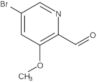 5-Bromo-3-methoxy-2-pyridinecarboxaldehyde