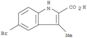 1H-Indole-2-carboxylicacid, 5-bromo-3-methyl-