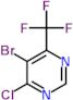 5-bromo-4-chloro-6-(trifluoromethyl)pyrimidine